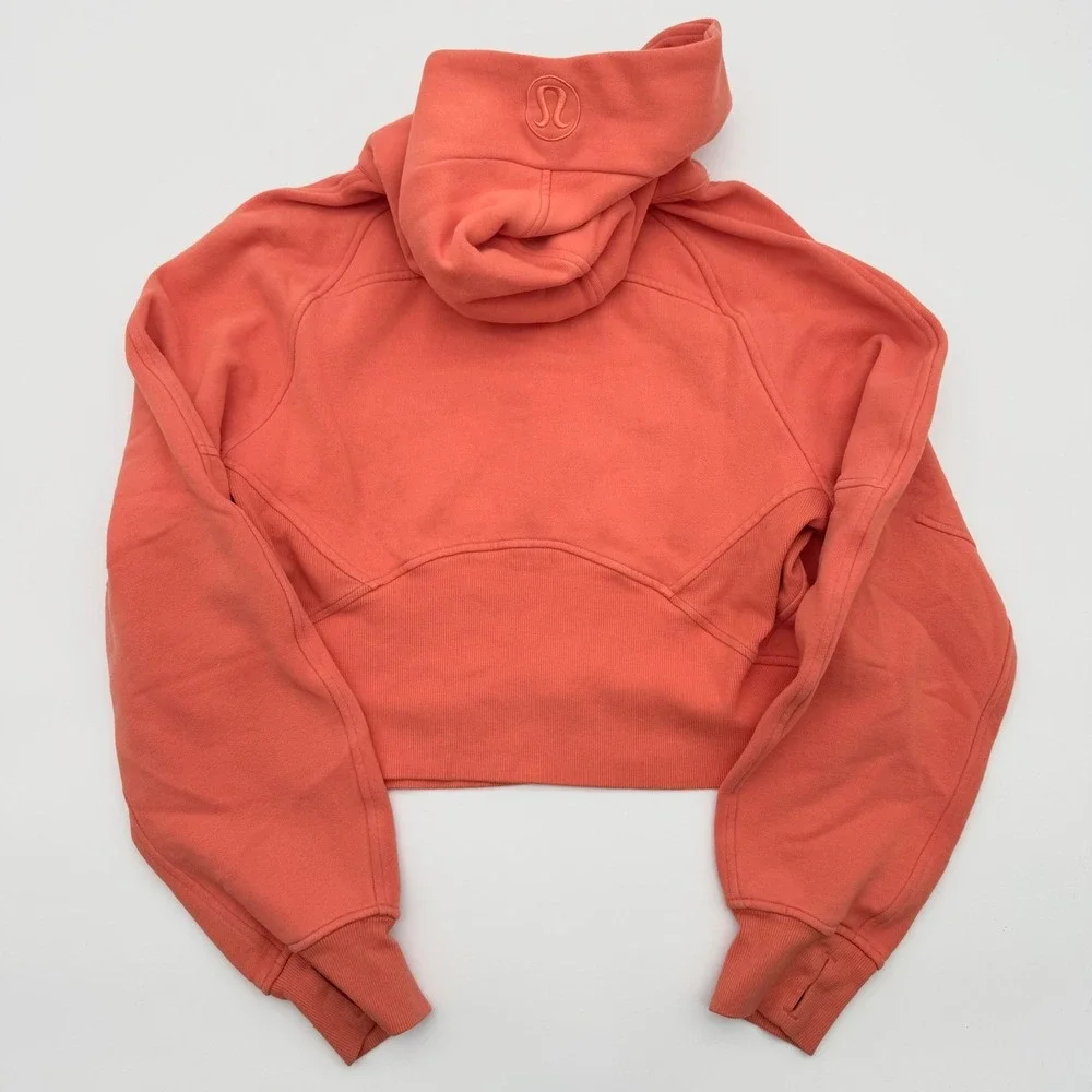 Lululemon Scuba Oversized Half Zip Hoodie Warm‎ Coral XS/S